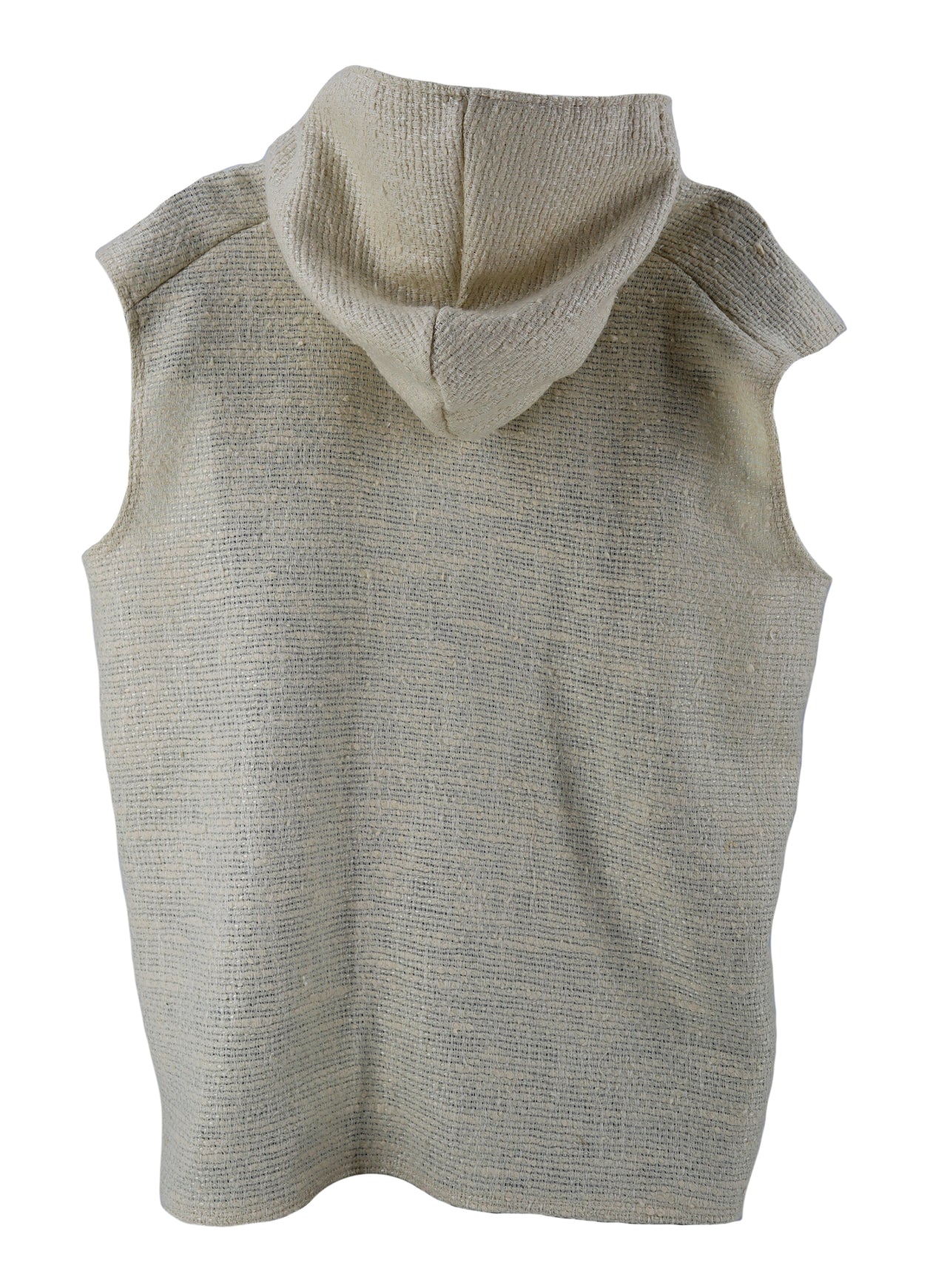 HOODED TANK, JUTE LINEN